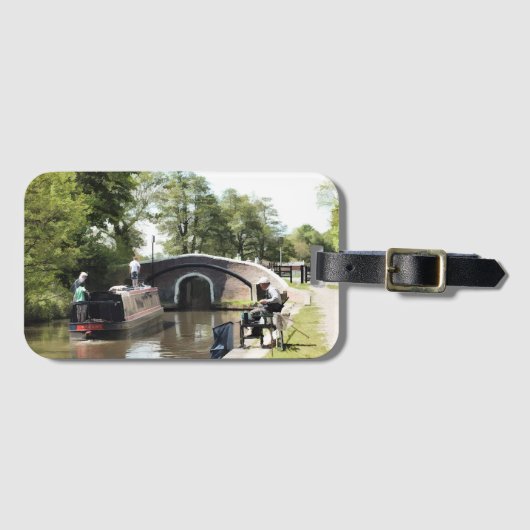 ÉTIQUETTE À BAGAGE CANAUX (Devant Horizontal)