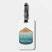 Étiquette À Bagage Canaveral National Seashore Florida Seaguls (Dos Vertical)