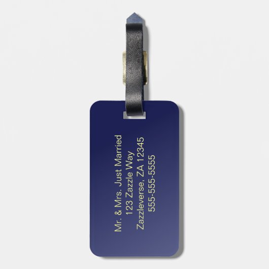 Étiquette À Bagage Candle Mason Jars (Dos Vertical)