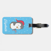 Étiquette À Bagage Candy Cane Pour les enfants (Dos horizontal)