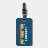 Étiquette À Bagage Canoë du lac Mead Nevada Arizona (Devant Vertical)