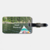 Étiquette À Bagage Canoë-kayak (Dos horizontal)