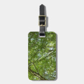 Étiquette À Bagage Canopée du printemps Feuille Green Nature Scene (Devant Vertical)