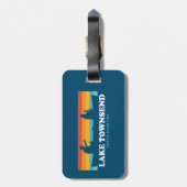 Étiquette À Bagage Canot de la Caroline du Nord (Dos Vertical)