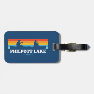 Étiquette À Bagage Canot de Virginie de Philpott Lake