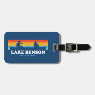 Étiquette À Bagage Canot du lac Benson Caroline du Nord