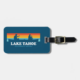 Étiquette À Bagage Canot Lake Tahoe California Nevada