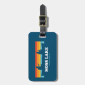 Étiquette À Bagage Canot Moss Lake Caroline du Nord (Devant Vertical)