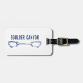 Étiquette À Bagage Canyon Boulder Colorado Escalade Attache (Devant horizontal)