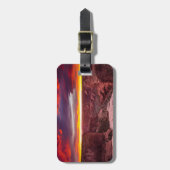 Étiquette À Bagage Canyon de Chelly, coucher de soleil, Arizona (Devant Vertical)