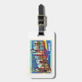 Étiquette À Bagage Cape Cod Massachusetts MA Grande Lettre carte post (Devant Vertical)