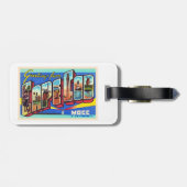 Étiquette À Bagage Cape Cod Massachusetts MA Grande Lettre carte post (Dos horizontal)