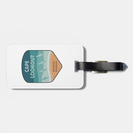 Étiquette À Bagage Cape Lookout National Seaguls (Dos horizontal)