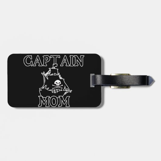 Étiquette À Bagage Capitaine (Dos horizontal)