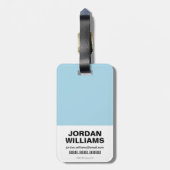 Étiquette À Bagage Capitaine Boomerang Emoji Pattern du peloton | de (Dos Vertical)