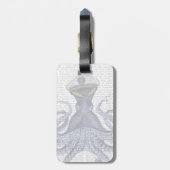 Étiquette À Bagage Capitaine Octopus (Dos Vertical)