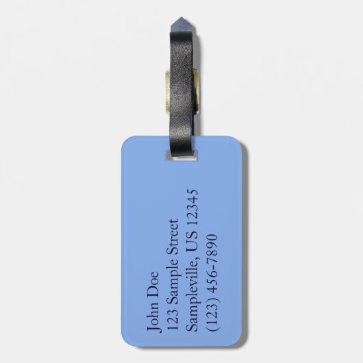 Étiquette À Bagage Capitol du parc Bartholdi (Dos Vertical)