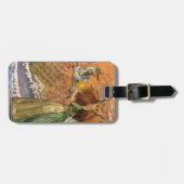 Étiquette À Bagage Capricorn Femme Chèvre Whimsical Amusant (Devant horizontal)