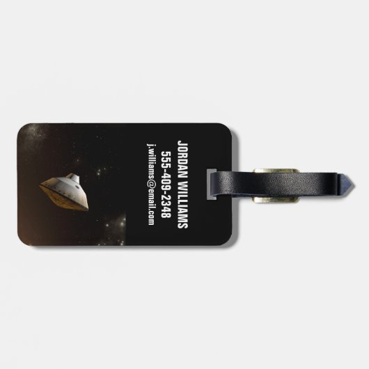 Étiquette À Bagage Capsule d'Aérocoque du Laboratoire des sciences de (Dos horizontal)