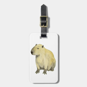 Étiquette À Bagage Capybara