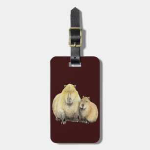 Étiquette À Bagage Capybara