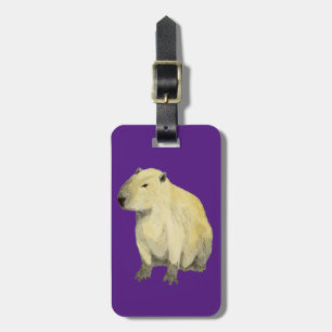 Étiquette À Bagage Capybara