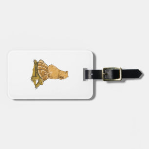 Étiquette À Bagage Capybara drôle animal tortue Capybara mignon