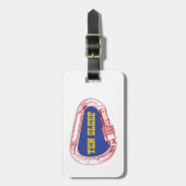 Étiquette À Bagage Carabiner d'Escalade de 10 roches endormies (Devant Vertical)