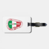 Étiquette À Bagage Carabiner Dolomites Escalade (Dos horizontal)