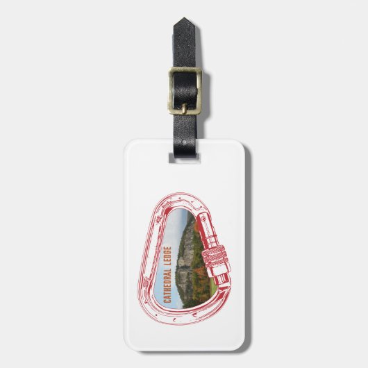 Étiquette À Bagage Carabiner Escalade Cathedral Ledge (Devant Vertical)