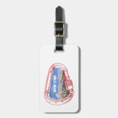 Étiquette À Bagage Carabiner Escalade Grand Tetons (Devant Vertical)