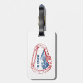 Étiquette À Bagage Carabines de Long (Dos Vertical)