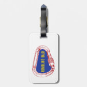 Étiquette À Bagage Carabinier Escalade à chaume (Dos Vertical)