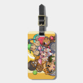 Étiquette À Bagage Caractères de tennis d'Anime (Devant Vertical)
