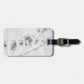 ÉTIQUETTE À BAGAGE CARAÏBES : CARTE, 1775 (Devant horizontal)