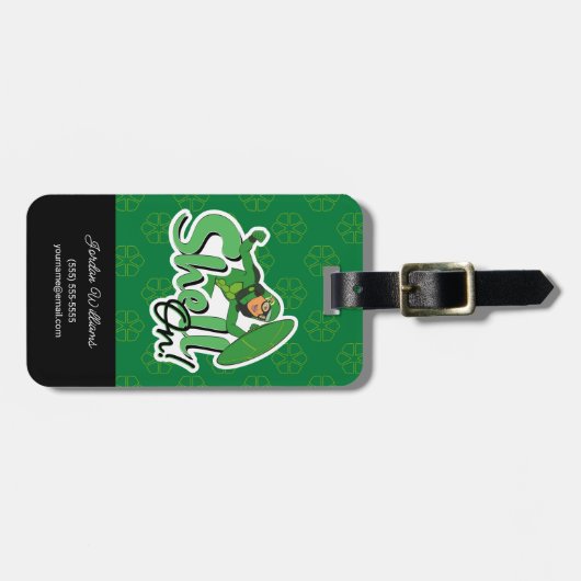 Étiquette À Bagage Carapace | Shell On ! (Devant horizontal)