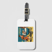 Étiquette À Bagage caravane de courage (Devant Vertical)