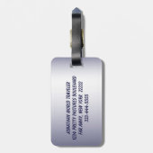 Étiquette À Bagage Cardinal (Dos Vertical)