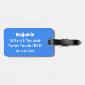 Étiquette À Bagage Caricature de dromadaire joyeux et souriant (Dos horizontal)