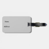 Étiquette À Bagage Caricature japonaise de queue écourtée (Dos horizontal)