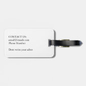 Étiquette À Bagage Carlin (Dos horizontal)