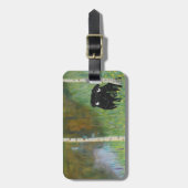 Étiquette À Bagage Carlin Chien mignon Gustav Klimt Forest (Devant Vertical)
