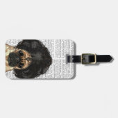 Étiquette À Bagage Carlin Dans Une Mauvaise Perruque (Devant horizontal)