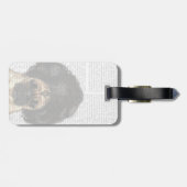 Étiquette À Bagage Carlin Dans Une Mauvaise Perruque (Dos horizontal)