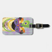 Étiquette À Bagage Carlin de mardi gras (Devant horizontal)