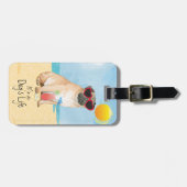 Étiquette À Bagage Carlin d'été (Devant horizontal)