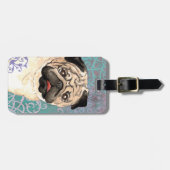 Étiquette À Bagage Carlin élégant (Devant horizontal)