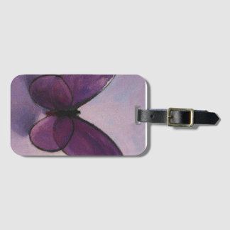 Étiquette À Bagage Carnet Papillon