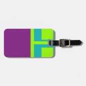 Étiquette À Bagage Carré (Devant horizontal)