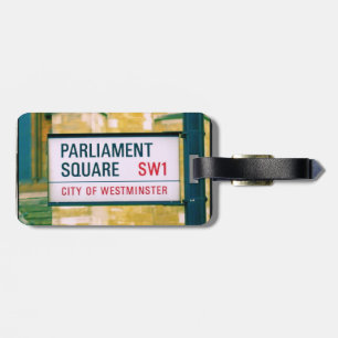 Étiquette À Bagage Carré du Parlement - Ville de Westminster Tag